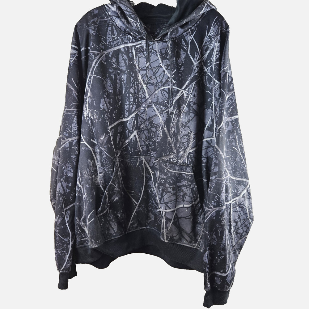 Moonshine Camouflage Hoodie XXL Sweatshirt Harvest Moon black/gray camo